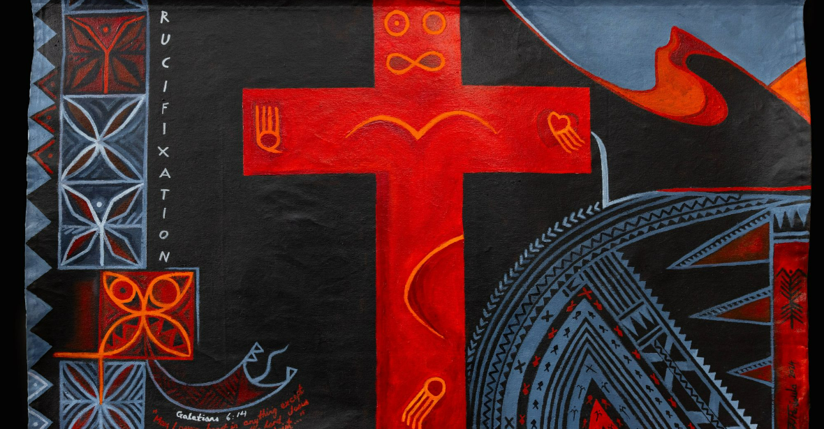 Exhibition |  Le Satauro, The Cross by Lyle Penisula at Te Atamira